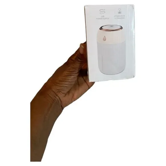 1pc Waterdrop Detail Desktop USB Humidifier, Colorful Light Humidifier For Offic - Picture 3 of 4